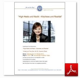 Soroptimisten Vortrag High Heels und Macht